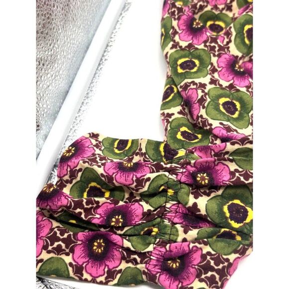 INC International Concepts Printed Ruffled Top, Bev Floral, Sz. S - Picture 9 of 12